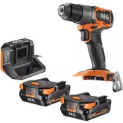 Resim Aeg BSB 18SBL2-202C 2 x 2.0 Ah Sarjlı Darbeli Matkap 4935480058 