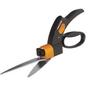 Resim Fiskars 113680 Servo Sistem Döner Başlı Çim Çit Kesme Makası 