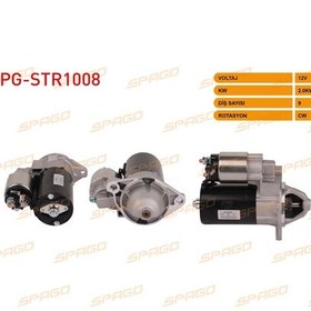 Resim Mars Motoru 12v/1.1kw 9 Dıs Cw Str5123 Opel Vectra B 2.0i 1995-2001/ Omega B 2.0i 1994-2003 / Astra F 2.0i 1991-1998 