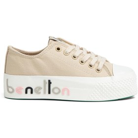 Resim Benetton ® | BN-30936 - Bej - Kadın Spor Ayakkabı 