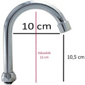Resim Lavabo Borusu 1 Krom 