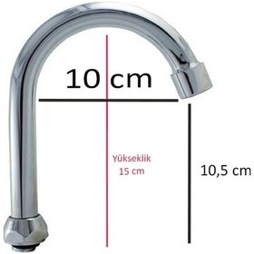 Resim Lavabo Borusu 1 Krom 