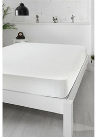 Resim Divanev Bebe Çocuk 60x120 Cm Mikro Kumaş Fitted Alez Sıvı Geçirmez Mikro Alez Beyaz 