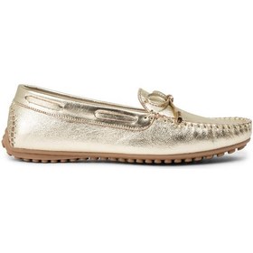 Resim Deery Hakiki Deri Altın Rengi Kadın Babet - Sw101zaltc01 Altın 