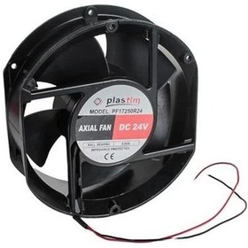 Resim Plastim Pf17250r24dc ,172x150x51mm 24vdc 272-cfm 2-kablo Fan 