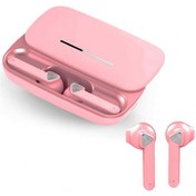 Resim Favors True Wireless Pembe Kızaklı Bluetooth Kulaklık Version 5.1 