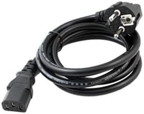 Resim 1.5 Metre 1,5Mt Bilgisayar Monitör Power Güç Kablosu Pc Güç Kablosu - Kasa Power Kablo 