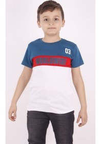 Resim Toontoy Kids Toontoy Erkek Çocuk Worldwıde Yazı Baskılı Tişört Siyah 