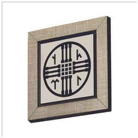 Resim Tengricilik Sembolü Baskılı Mdf Magnet 7x7 407 