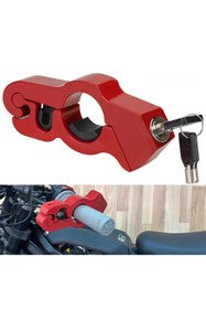Resim DUHALINE Motosiklet Gidon Kilidi Anti-Hırsızlık Alüminyum Fren & Gaz Kolu Güvenlik Kilidi Scooter ATV 
