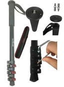 Resim Tatsujin Sony Mc2500 Uyumlu Kamera Için 3 Kademeli Pro Monopod 