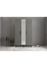 Resim Zerkaconcept Açelya Portmanto Vestiyer Ayakkabılık Füme - Ücretsiz Kurulum M4 (514499147) 