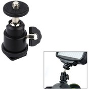 Resim Hombey Alüminyum Mini Top Kafa: 500g Yük Kapasitesi, 360 Pano, 1/4" Bağlantı, Hızlı Serbest Bırakma Plakası 