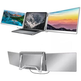 Resim ULTRAX 15.6″ İkili Taşınabilir Monitör Çoklu Ekran Fhd Notebook Monitör 