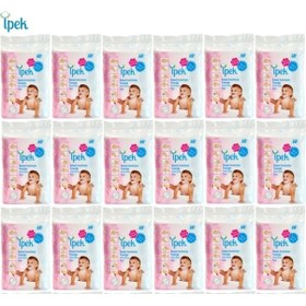 Resim İpek Bebek Temizleme Pamuğu 18 x 60'lı 