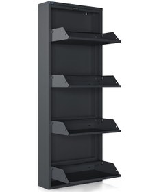 Resim Ceha 4'lü Metal Ayakkabılık - Antrasit K.AYK-4 /AB7024 