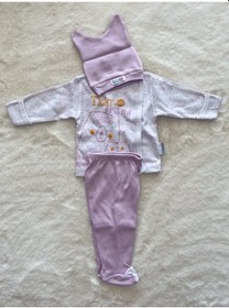 Resim Tight Friend Üçlü Zıbın Takımı Lila 