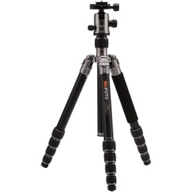 Resim Mefoto A2350Q2T Globetrotter Aluminum Travel Tripod Kit (Titanium) 