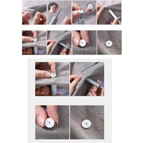 Resim Biterse BİTERSE Yorgan Kılıfı Ve Çarşaf Tutucu Sabitleyici Düğme Seti 