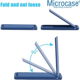 Resim Microcase Telefonlar İçin Yapışkanlı Metal Katlanabilir Stand Parçası - Al5701 Kırmızı 