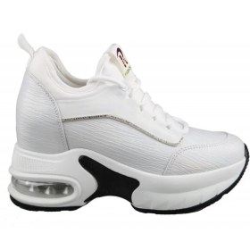 Resim Guja 24K300-2 Dolgu Topuk Beyaz Kadın Sneakers 