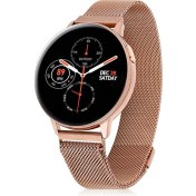 Resim 44 mm Woom Watch - Ios Android S20 Rose Gold Akıllı Saat Nabız Adım Uyku Tansiyon Ekg Yok Yok Rose 