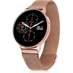 Resim 44 mm Woom Watch - Ios Android S20 Rose Gold Akıllı Saat Nabız Adım Uyku Tansiyon Ekg Yok Yok Rose 