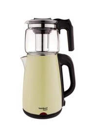 Resim Bambum Teatech - Cam Demlikli Çay Makinesi Mint Yeşili B5824 Açık Yeşil 