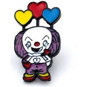 Resim Pennywise Stephen King It Palyaço Metal Broş Pin Rozet Rz024 