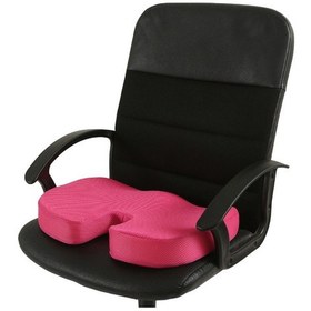 Resim Sones Ofis Jel Yastık Güzellik Kalçaları Anti-hemoroid Yastık Örgü Kumaş Gül Kırmızısı 