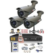 Resim Ids - 3 Kameralı 1080P Fullhd 5Mp Sony Lensli Kamera Seti - 2073 