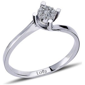 Resim Lova 0,30 Karat Tektaş Görünümlü Pırlanta Yüzük - 1020173 