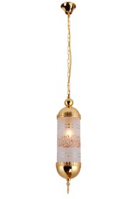 Resim Üstün Avize Fabrikası Mekke Model Özel Tasarım Dekoratif Tekli Sarkıt Avize-15*60cm 