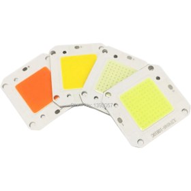 Resim DEMİRLED 12 Volt 50 Watt Sarı (Amber) Projektör Cob Led 