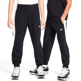 Resim Nike Air Fleece Çocuk Siyah Günlük Stil Eşofman Altı HF8811-010 