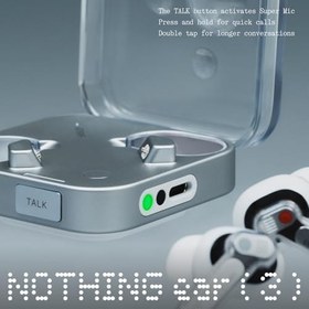 Resim Nothing Kulak (3) Kablosuz Kulaklık Süper Mikrofon 45dB Hibrid Aktif Gürültü Önleyici Bluetooth Kulaklıklar Yüksek Çözünürlüklü 6 Mikrofon, 12 mm Dinamik Bas Güçlendirme, iPhone Android için Çift 