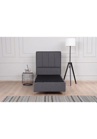 Resim Kilim Mobilya Gold Therapy Sandıklı Baza Başlıksız Renk Antrasit 90x190cm Baza 