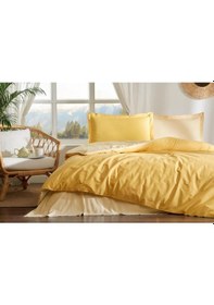 Resim Özdilek Tek Kişilik Ranforce Nevresim Takımı Colourist Sarı 