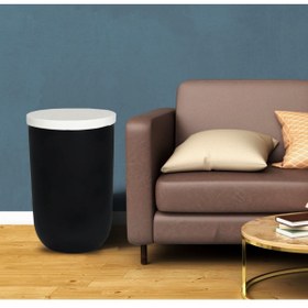 Resim Echo Furniture Laurel Siyah Beyaz Sehpa 