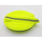 Resim 3 Cm Geniş. 5 Metre Fosforlu Yeşil Polyester Reflektör Şerit 