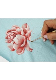 Resim Siyah Kumaş Boyası Tişört Çanta Tekstil Boyası 30 Ml 1 Adet Nova Çok Renkli 