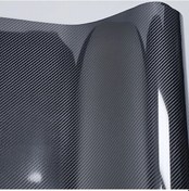 Resim 5D Siyah Karbon Folyo Ultra Parlak Hava Kanallı 