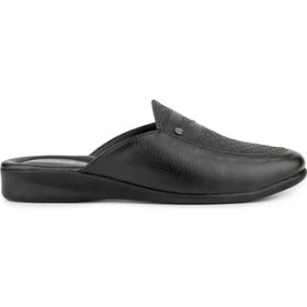 Resim Muya Muya lengva Anatomik Taban Erkek Ev Terliği Siyah 