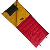 Resim Naturecamp Oga 200 Plus -5 Derece Birleşebilir Yastıklı Kırmızı Uyku Tulumu 