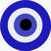 Resim TSC Nazar Boncuğu Sticker Araba 18CM Yapıştırma Etiket MD32 