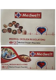 Resim Medwelt Oksijen Regülatörü Oksijen Terapi Cihazı Manometre Mw905 