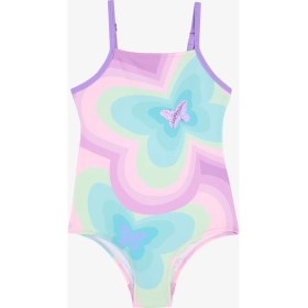 Resim Kız Çocuk Rainbow Butterfly Sport Mayo 