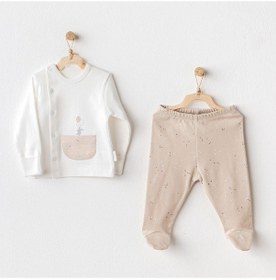 Resim Andywawa Ac25068 Bebek Zıbın Takım 2 Pcs Sıde Snap Set Happy Everyday 