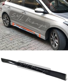 Resim SML Dizayn Hyundai I20 (2014-2018) Custom Yan Marşpiyel (plastik) Boyasız I20 Yan-marşbiyel-marşbiel-ek 