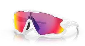 Resim Oakley Jawbreaker Bisiklet Güneş Gözlüğü Polished White Prizm Road 